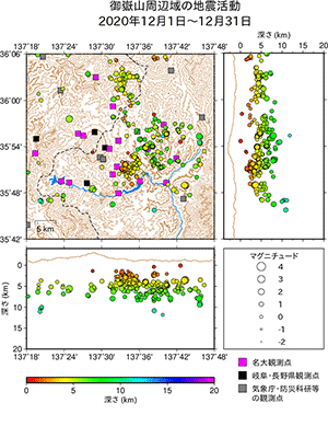 地震活動/2020年12月1日〜12月31日