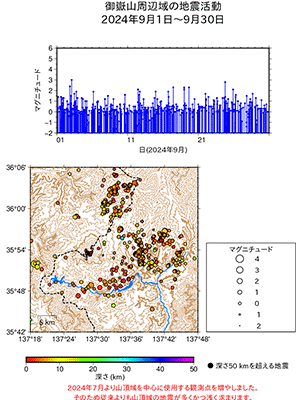 地震活動/2024年9月1日〜9月30日