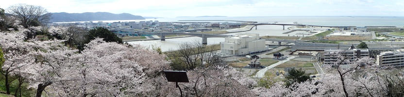 panorama view of Ishinomaki
