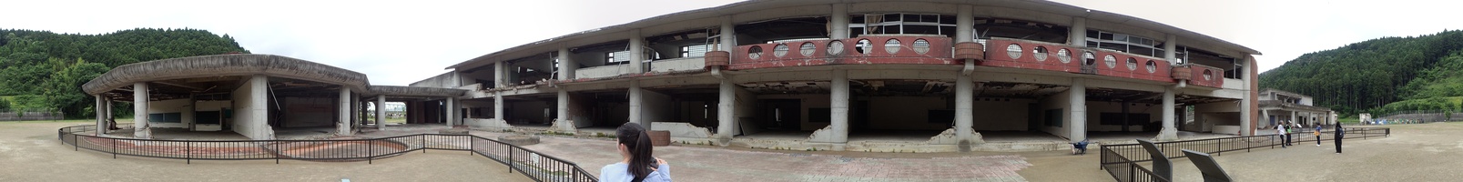 panorama view of Ishinomaki