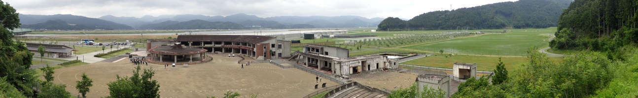 panorama view of Ishinomaki